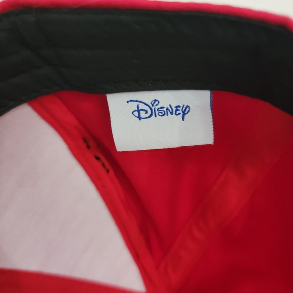Child's Disney Red Minnie Mouse Snapback Cap w/Ears and Polka Dot Bow - Picture 7 of 12